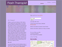 Tablet Screenshot of flashtherapist.com